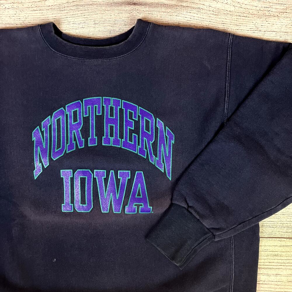 Vintage 1990s Northern Iowa University Reverse Weave Crewneck